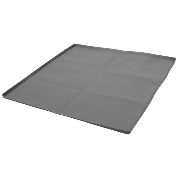 LITINKIMI Dishwasher Drain Pan Grey Silicone Tray Water Spill Protector Mat for Under Sink Use