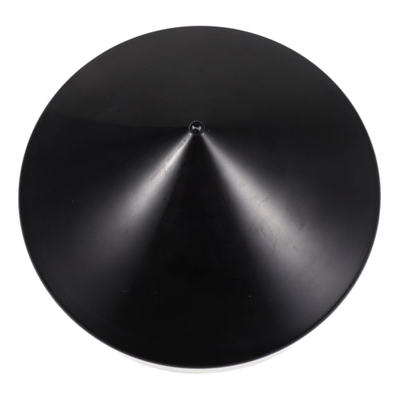 LITINKIMI Cone Style PP Dock Piling Cap Black Durable for Boat Docks High-Impact Resistance
