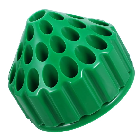 LITINKIMI Drill Bit Organizer Box, Green Rotating Storage Case for Workshop, Tool Accessory Holder, 1 Pack