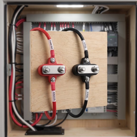 LITINKIMI Dual Battery Junction Post 1/4 Inch M6 48v Power Distribution Unit