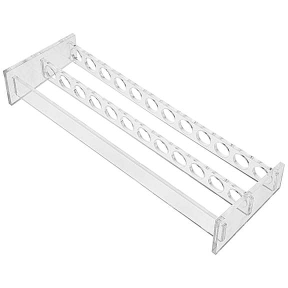 LITINKIMI Durable Acrylic Test Tube Holder Clear Display Stand for Lab Samples