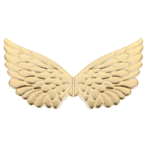 LITINKIMI Durable Golden Angel Wing Patches, Unique Design for DIY Projects and Clothing Decor 2Pairs