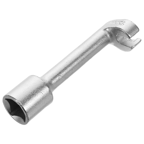 LITINKIMI Durable Plated Silver L Shaped Socket Wrench Precision Double Head Tool for Auto and Home Repair