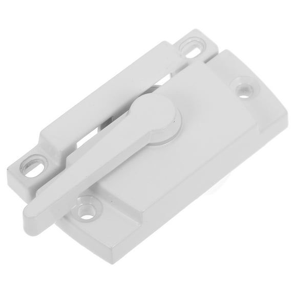 LITINKIMI Durable White Sliding Window Latch Lock with Adjustable Fit for Plastic Steel Windows