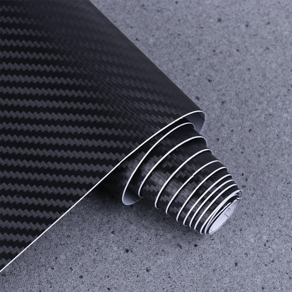 LITINKIMI Black Carbon Fiber Vinyl Wrap Film for Car, Motorcycle, Laptop, and Furniture Decoration