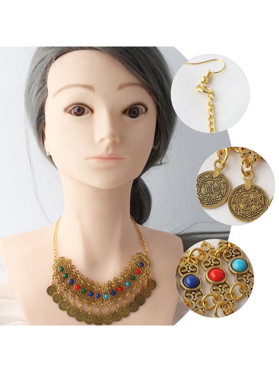 Elegant Golden Bohemian Vintage Court Jewelry Decorative Head Chain Accessory