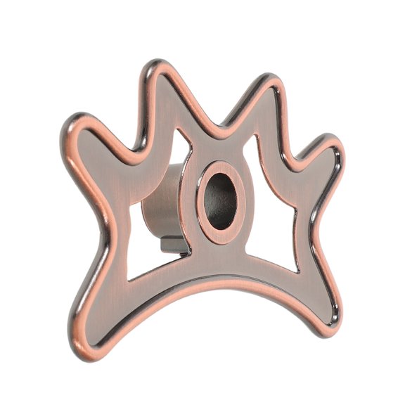 LITINKIMI Ergonomic Metal Pool Bridge Rest for Home Pool Table with Comfortable Grip Dark Brown