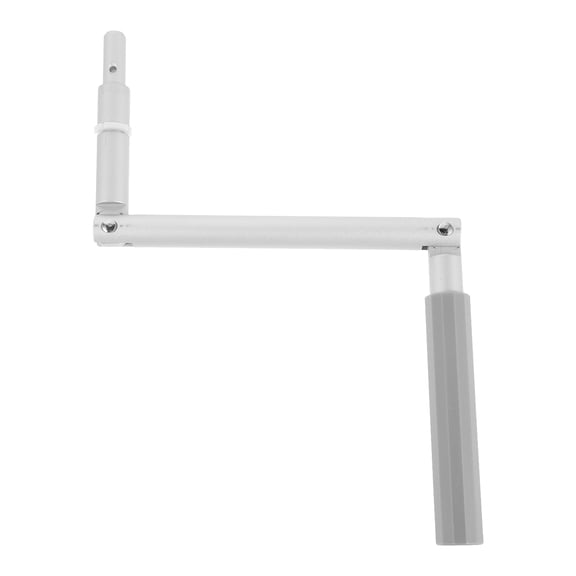 LITINKIMI Ergonomic Plated Silver Crank Handle for Home Window and Awning Control
