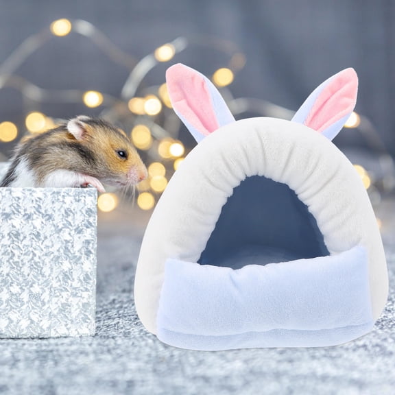 LITINKIMI Pet Warm Bed House Lightweight Portable with Hook for Small Dogs, Hamsters, Mice and Other Small Pets