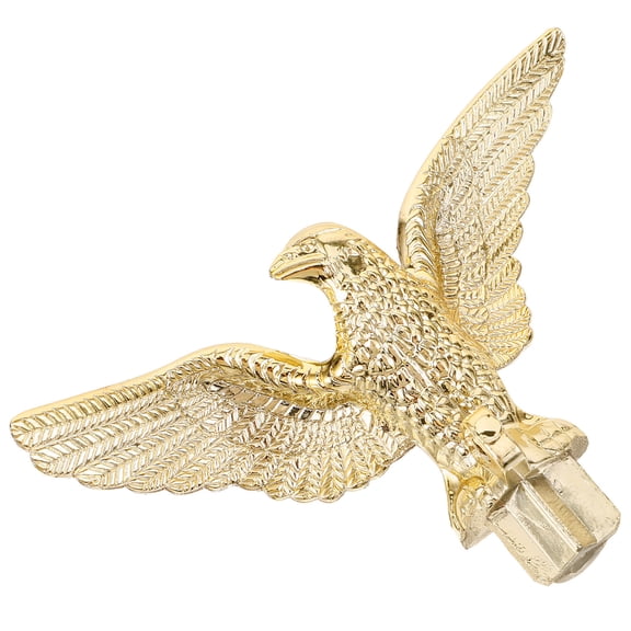 LITINKIMI Flag Pole Eagle Topper For Outside Golden Plastic 1Pack