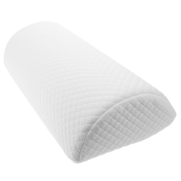 LITINKIMI White Semi Roll Pillow for Legs and Lumbar Support Comfortable Ergonomic Home Use