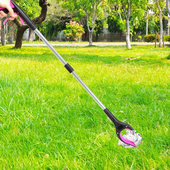 LITINKIMI Foldable Grabbing Tool Trash Picker Reaching Assist Purple 1 PCS