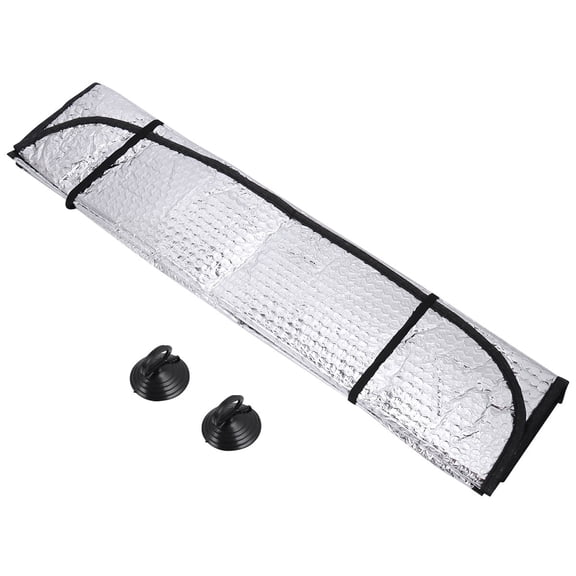 LITINKIMI Auto Sun Shield Heat Reflective Visor Plated Silver for Car Interior Protection
