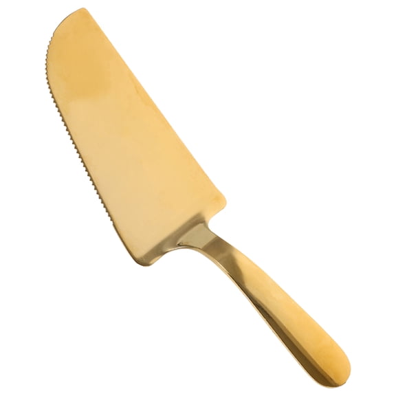 LITINKIMI Elegant Metal Cake Server with Toothed Edge for Baking, Cooking, and Dessert Serving