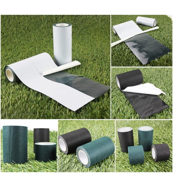 LITINKIMI Grass Tape for Artificial Turf Seaming, Green Non Woven Backing, Strong Adhesion