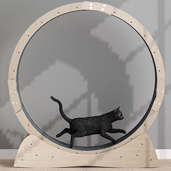 LITINKIMI Grey Cat Walking Pad Felt Cat Scratcher Mat Indoor Cats 1Pack