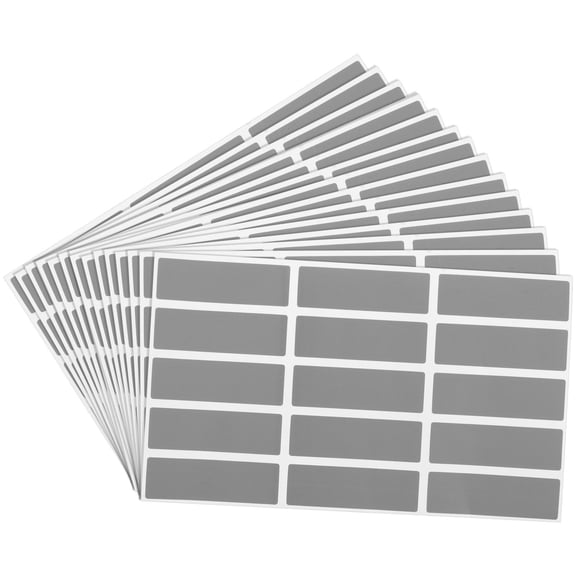 LITINKIMI Grey Scratch Off Label Stickers for Cards with Adhesive Backing and Easy Application