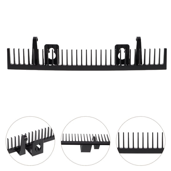 LITINKIMI Hair Extension Storage Holder Black Plastic Adjustable Stand for Wig Display