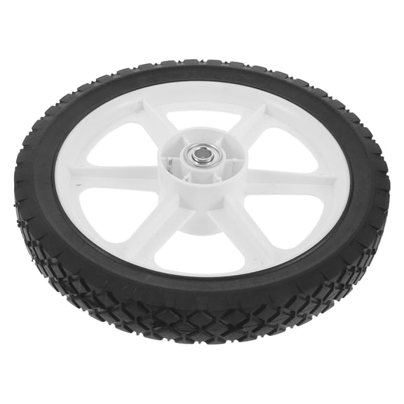 LITINKIMI Durable Black Rubber Wheel for Wheelbarrow Easy Install Heavy Load Support