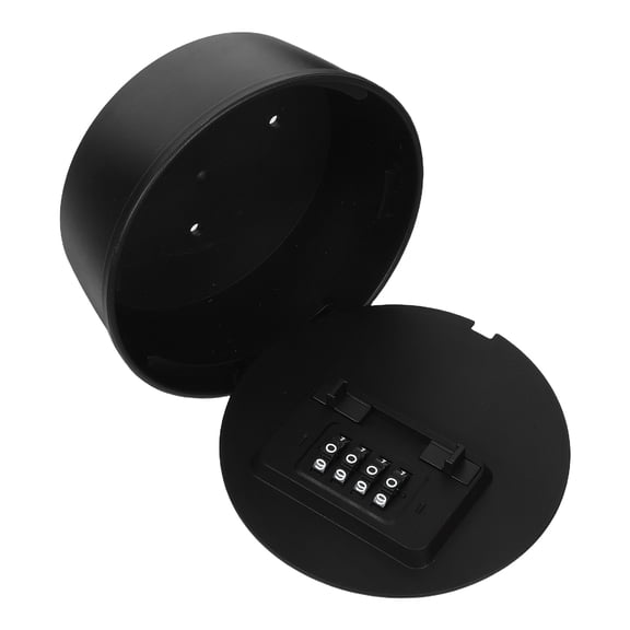 LITINKIMI Black ABS Key Lock Box with 4-Digit Resettable Use