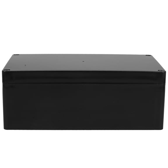 LITINKIMI Impact Resistant Outdoor Electrical Box Black Weatherproof Wall Socket Box for Home