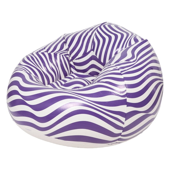 LITINKIMI Inflatable Outdoor Bean Bag Chair with Thick PVC Material for Camping and Travel