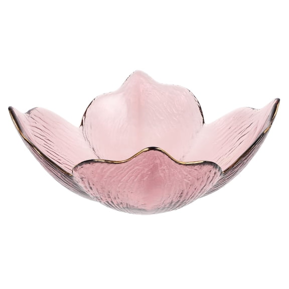 LITINKIMI Creative Irregular Glass Salad Bowl for Fruit Dessert Serving