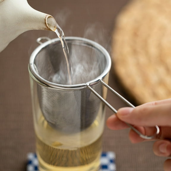 LITINKIMI 430 Stainless Steel Juice Strainer for Kitchen and Office Use, Impurity Removal, 1 Piece