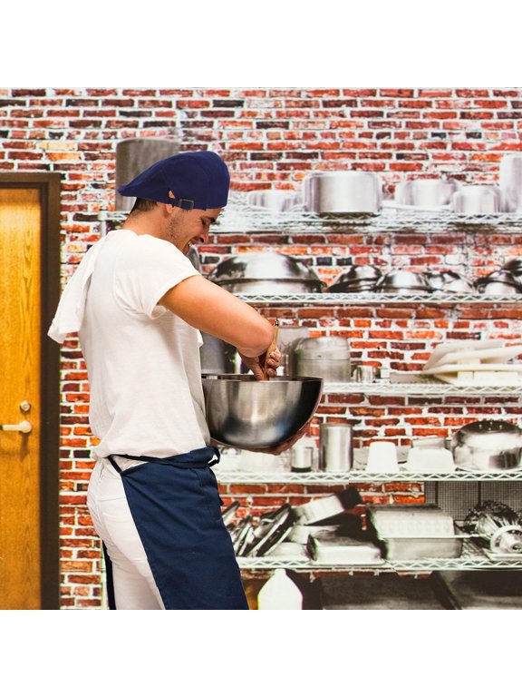 Professional Dark Blue Kitchen Beret for Chefs and Waitstaff