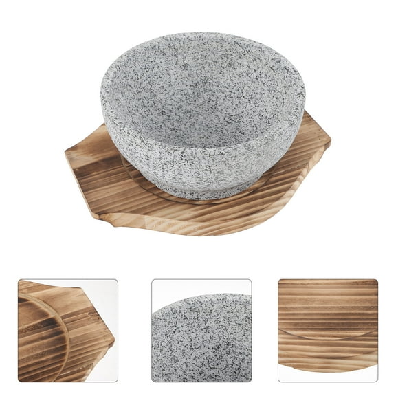 LITINKIMI Korean Pots for Cooking 1 Set 21.50x18.00x1.30cm Quartz Material Heat Retention