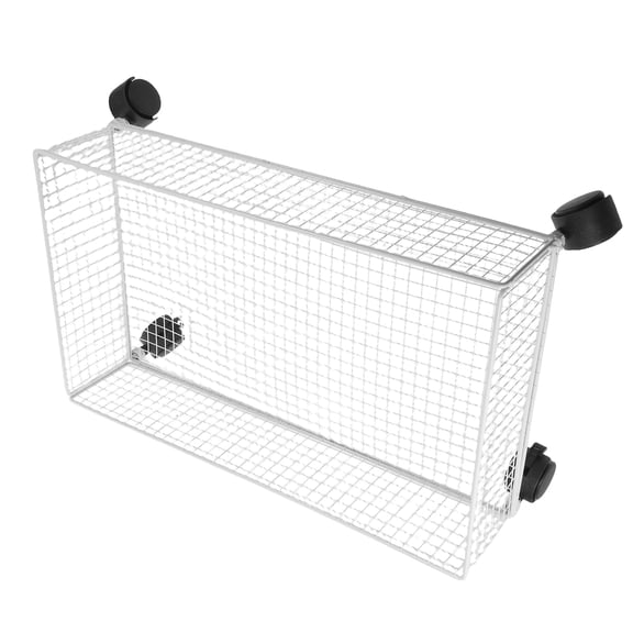 LITINKIMI Large White Sofa Bed Storage Container, Metal and Plastic Underbed Bins with Wheels for Home Use