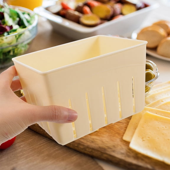 LITINKIMI Light Yellow Tofu Pressing Mold with Comfortable Hand Feel and Easy Cleaning for Home Use