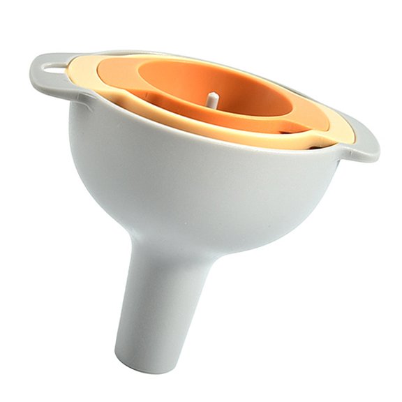 LITINKIMI Liquor Funnel Set Plastic Funnel with Nesting and Hanging Hole for Convenient Storage