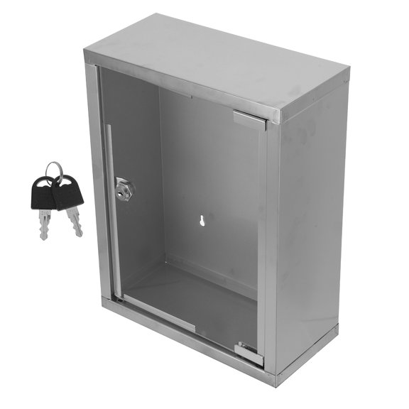 LITINKIMI Lockable Metal Suggestion Box with Combination Lock for Feedback and Letters