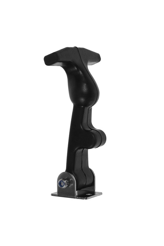 Metal Toggle Latch Rubber Hood Catch 1Set Black Car Hood Locking Indoor Outdoor Use