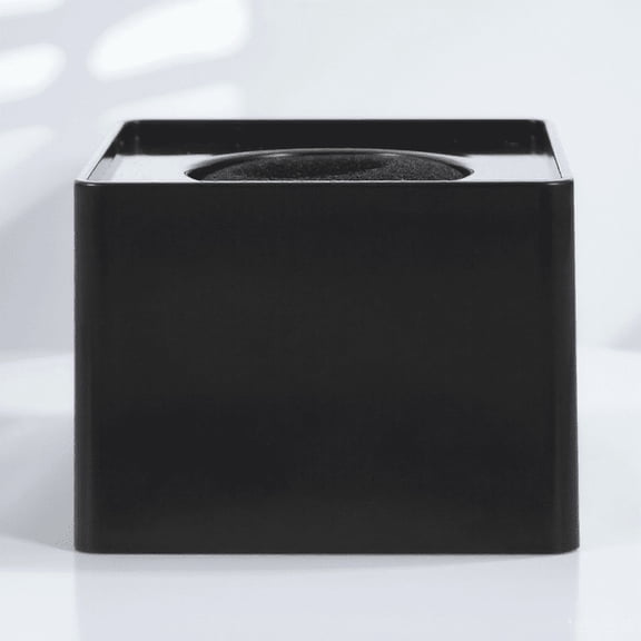 LITINKIMI Microphone Box with Cube Logo, ABS Material, Practical Design for Media Professionals, 1 Piece