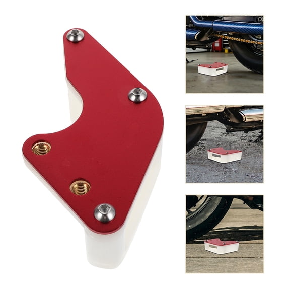 LITINKIMI Red Motorcycle Chain Guide with Roller and Guard for Offroad Protection