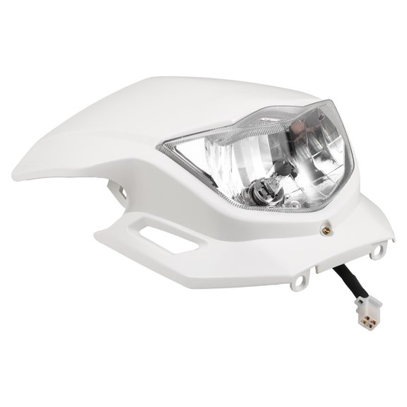 LITINKIMI Motorcycle Headlight Replacement White LED Rugged Weatherproof Kit for Enduro