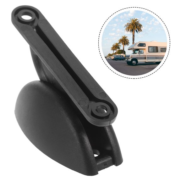 LITINKIMI Multi Use Nylon Door Stop for Camper Trailer with Easy Installation Black Finish