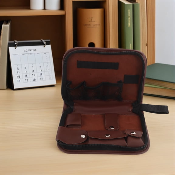 LITINKIMI Multifunctional Golf Equipment Storage Bag Brown Wear Resistant for Home Use