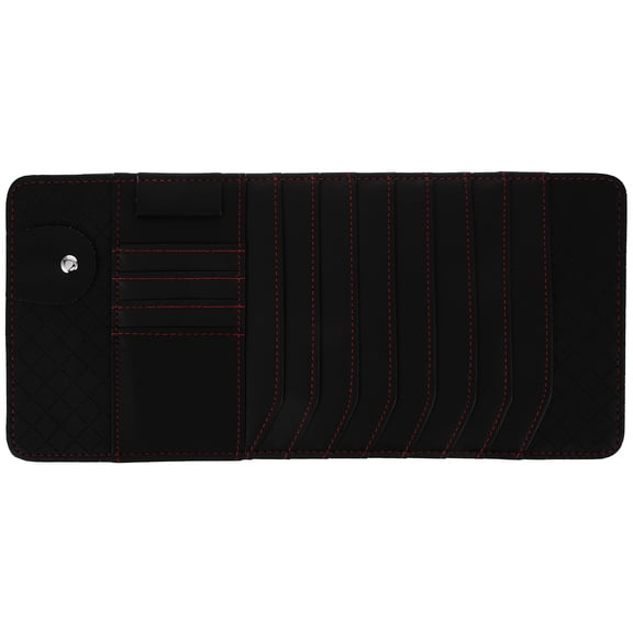 LITINKIMI Car Visor Organizer with CD Storage, Lightweight Fabric Holder for Auto, Multipurpose Vehicle Storage Solution