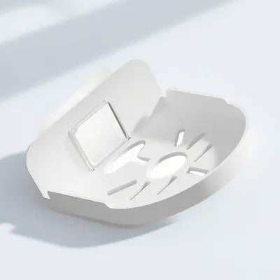 LITINKIMI White Floating Wall Shelf, No Drill Small Wall Mount for Speakers, Cameras, Router, Decor, Display and Home Organization
