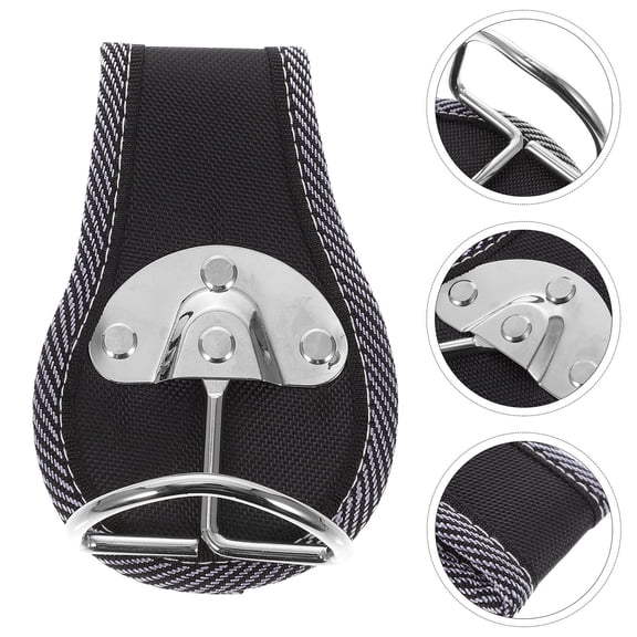 LITINKIMI Outdoor Hammer and Wrench Holder with Stable Swivel Design Black Nylon