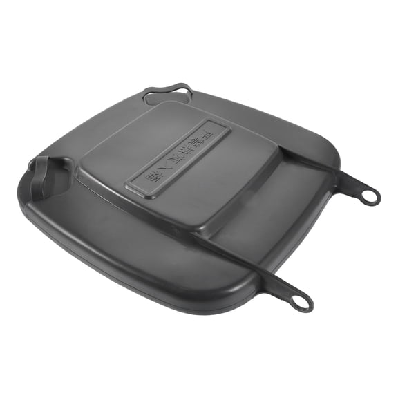 LITINKIMI Outdoor Waste Bin Plastic Lid Replacement Flip Top Cover Black for Garbage Cans