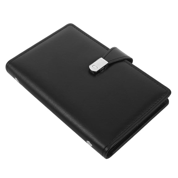 LITINKIMI PU Business Card Case with Transparent Slots Portable Cardholder for Banking and Business