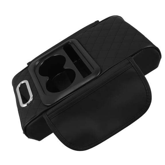 LITINKIMI PU Car Center Console Armrest Box with Cup Holder and Tissue Dispenser