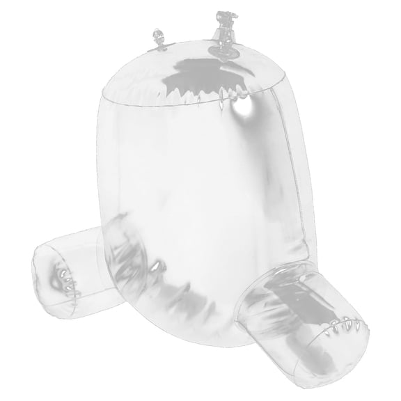 LITINKIMI PVC Inflatable Mannequin Body for Diaper Display Transparent and Reusable