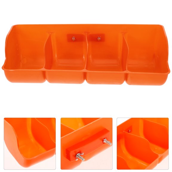 LITINKIMI Pig Feeding Trough Multi Slot Perfect for Farmhouse Livestock Feeding