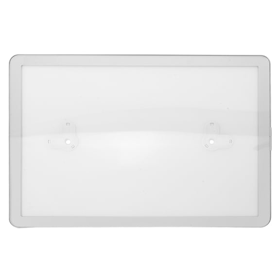 LITINKIMI Plated Silver Aluminum Round Corner Magnetic Acrylic Photo Frame for Wall Mount Display