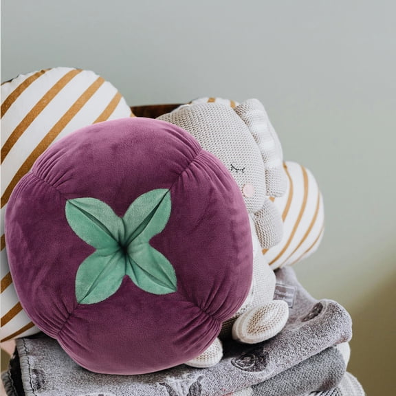 LITINKIMI Plush Fruit Throw Pillow Soft Decorative Fruit Shaped Cushion for Sofa Bedroom and Office